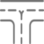 Extensive road network Extensive road network